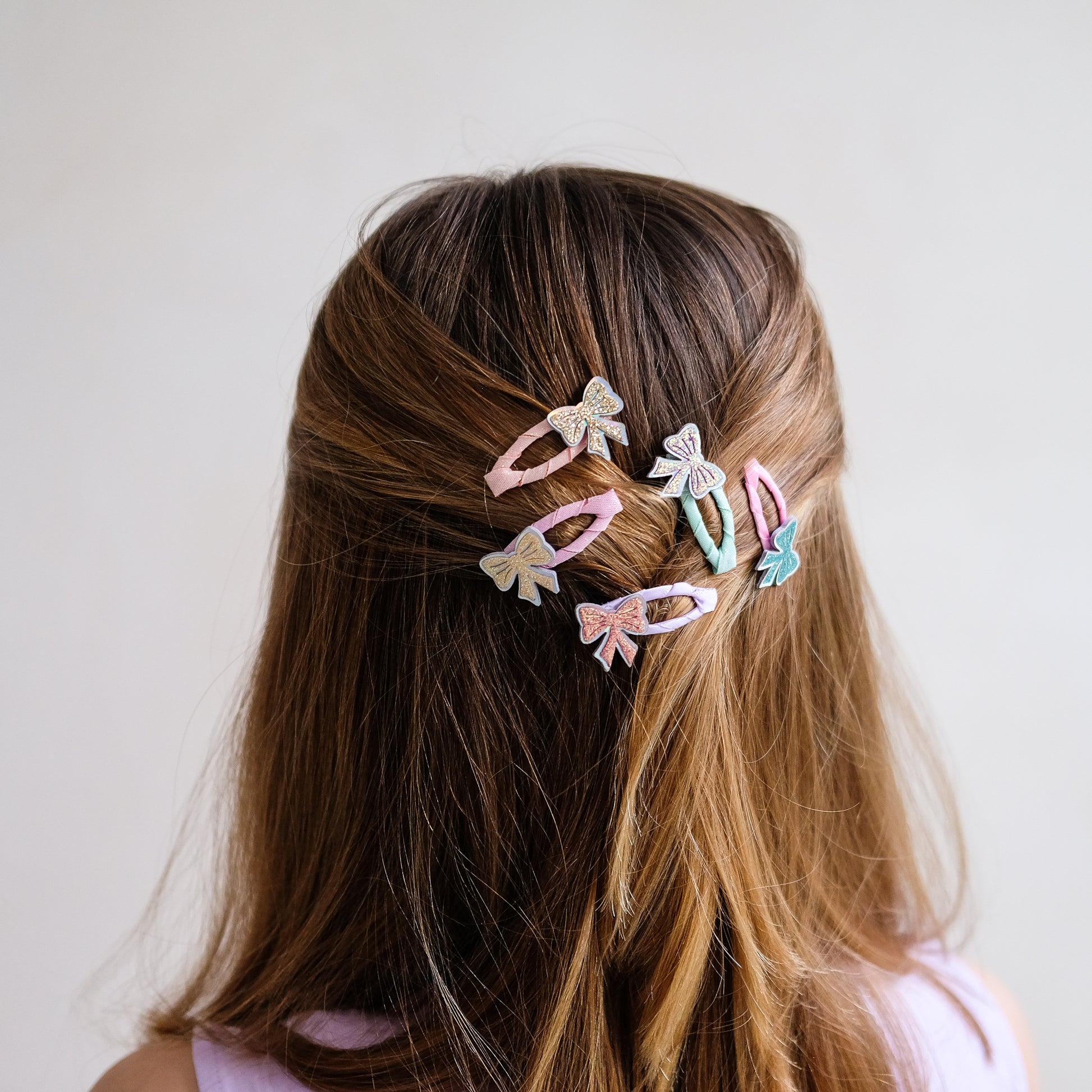 DIMM: Hárspennur mini · 5 stk · Sparkle bow
