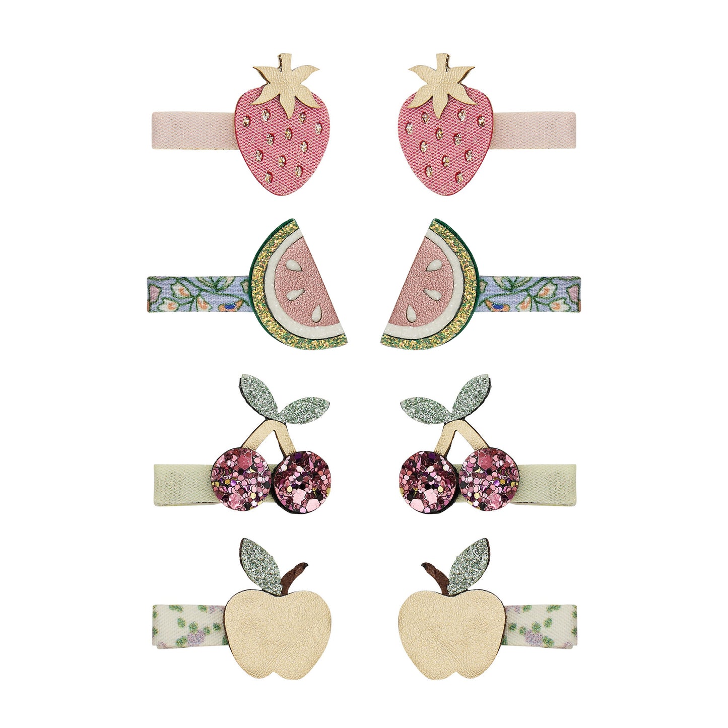 DIMM: Hárspennur mini · 8 stk · Fruit salad