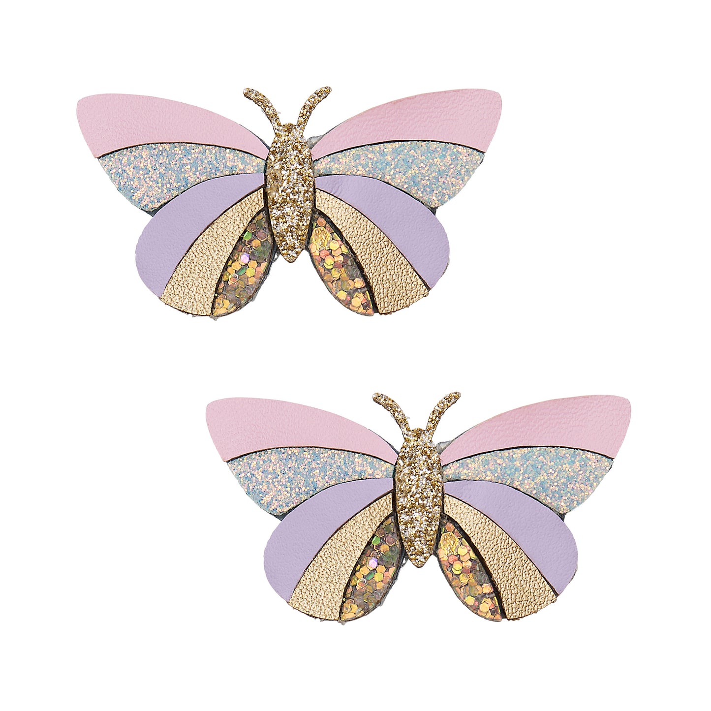 DIMM: Hárspennur · 2 stk · Striped butterfly