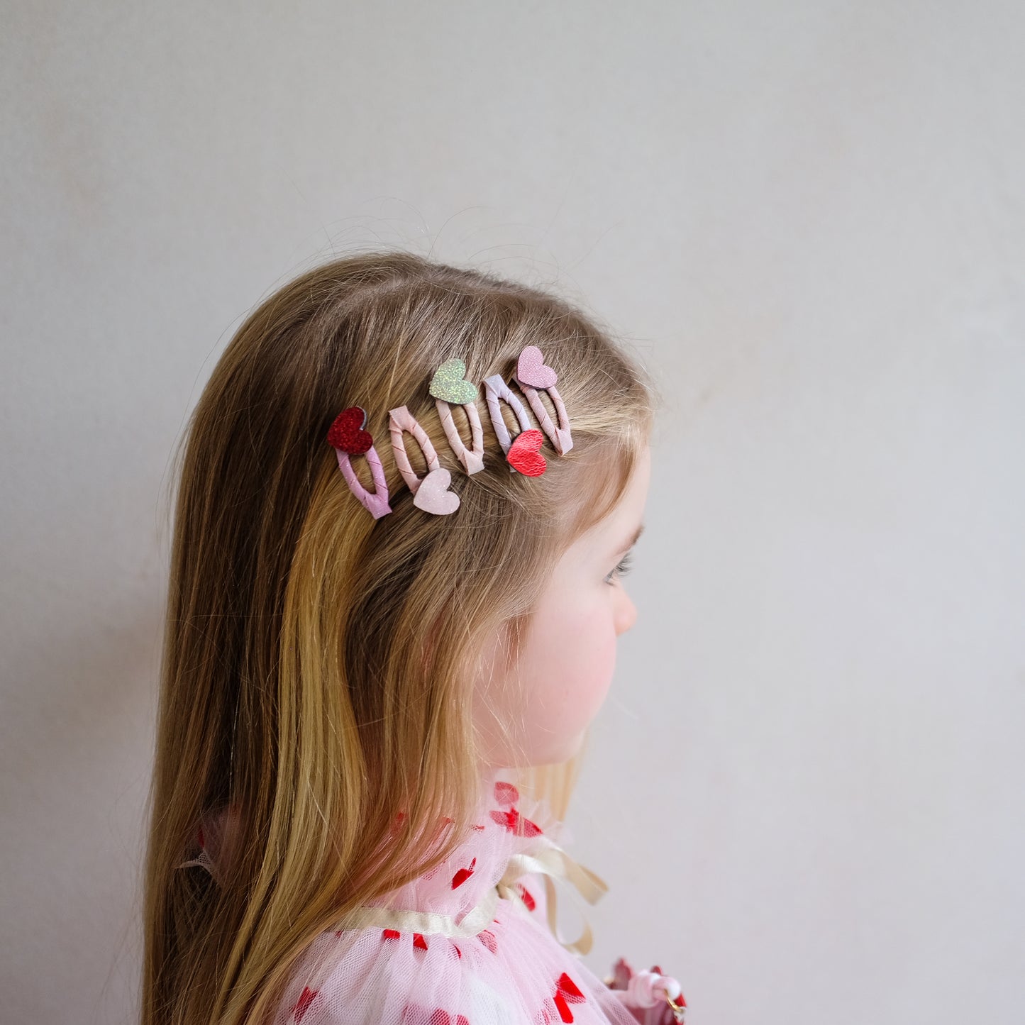 DIMM: Hárspennur mini · 5 stk · Heart