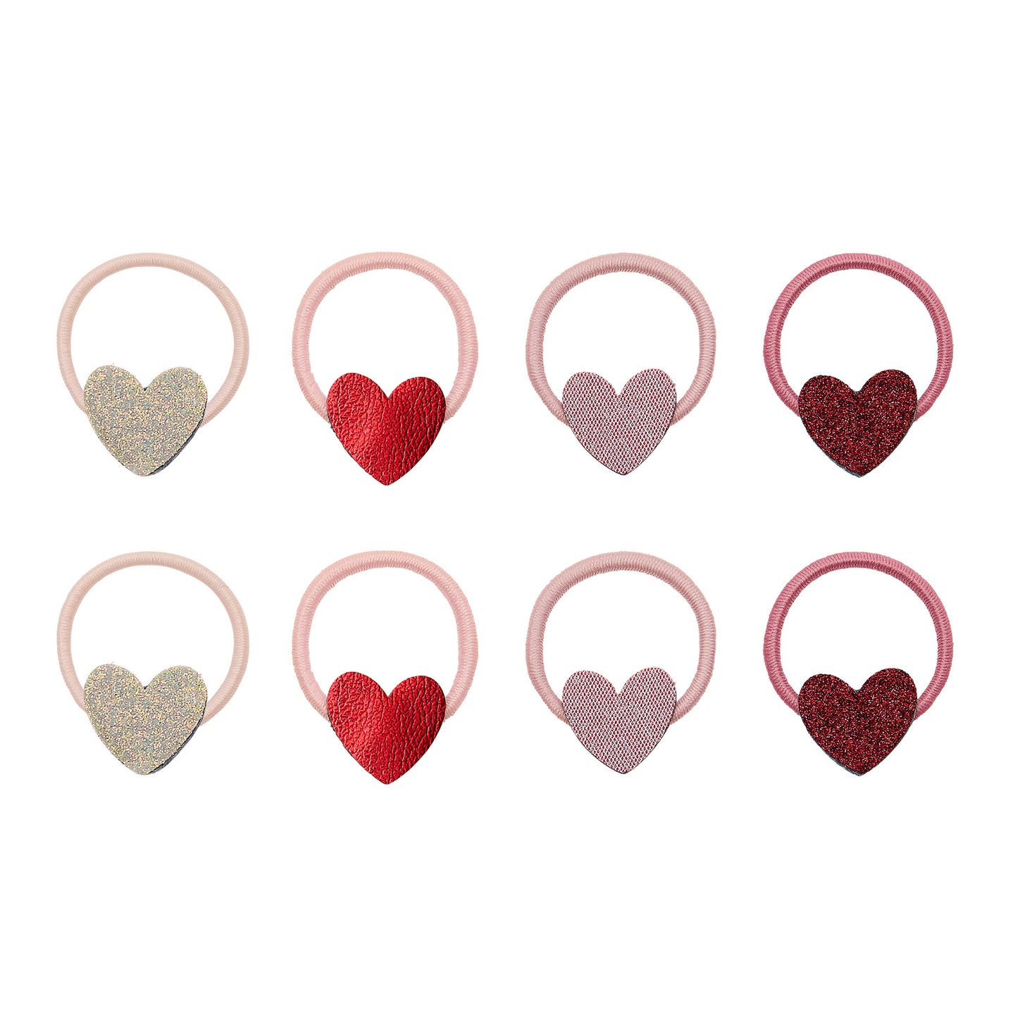 DIMM: Hárteygjur mini · 8 stk · Heart
