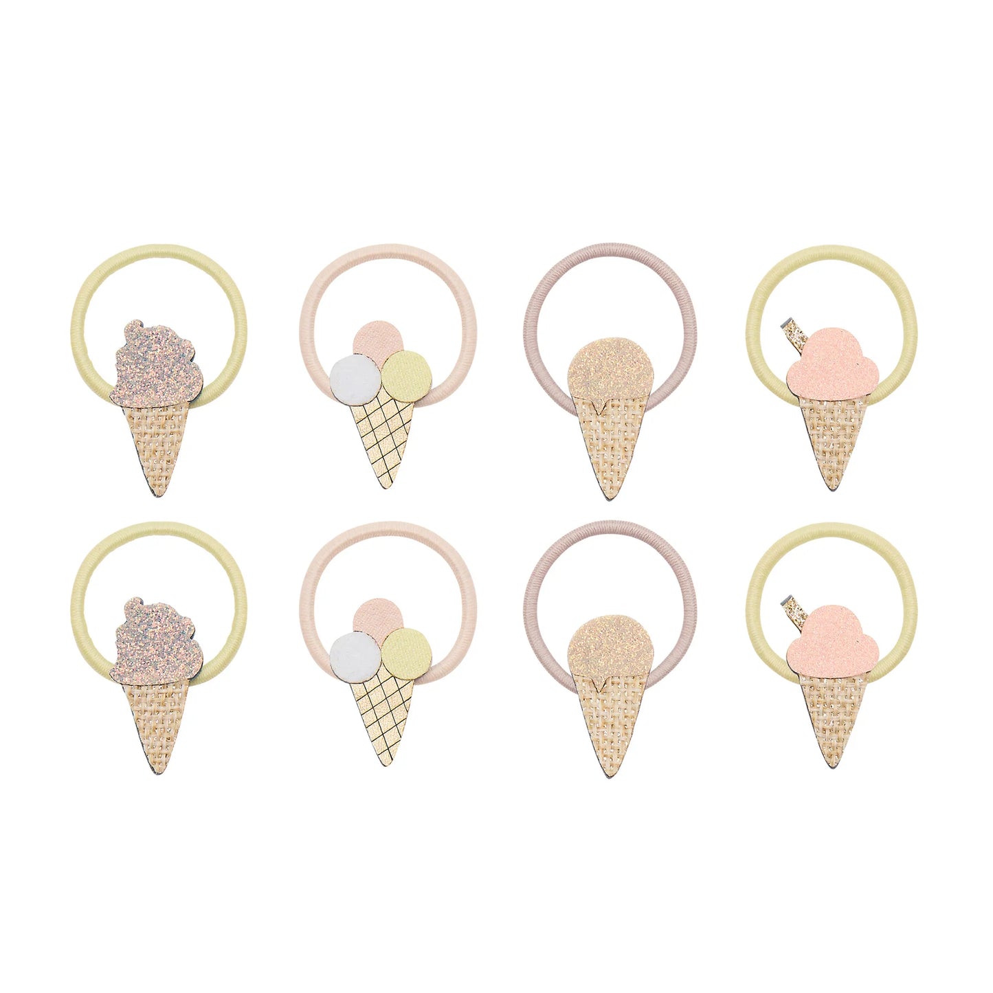 Hárteygjur mini · 8 stk · Ice cream