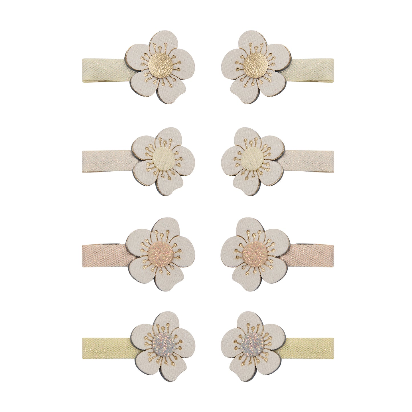 DIMM: Hárspennur mini · 8 stk · Blossom