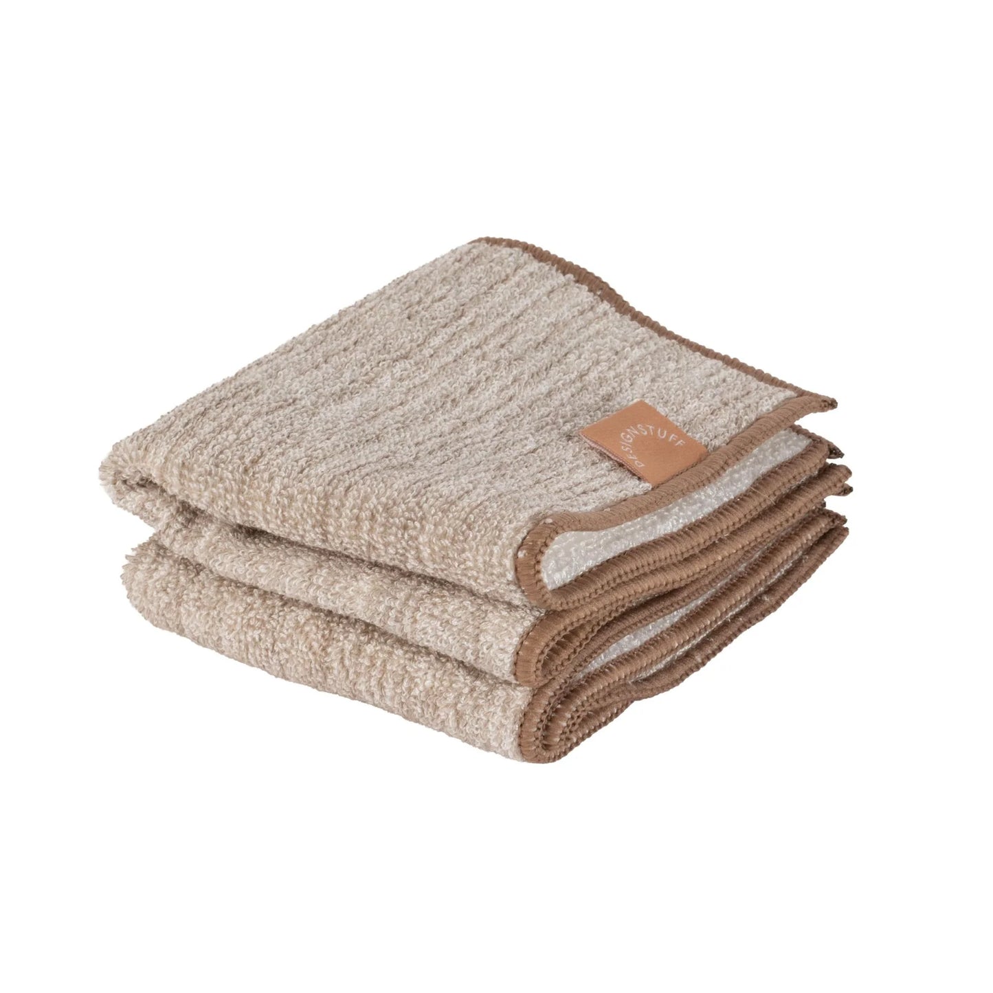 DIMM: Hemp og bambus borðtuskur · 2 stk · Camel