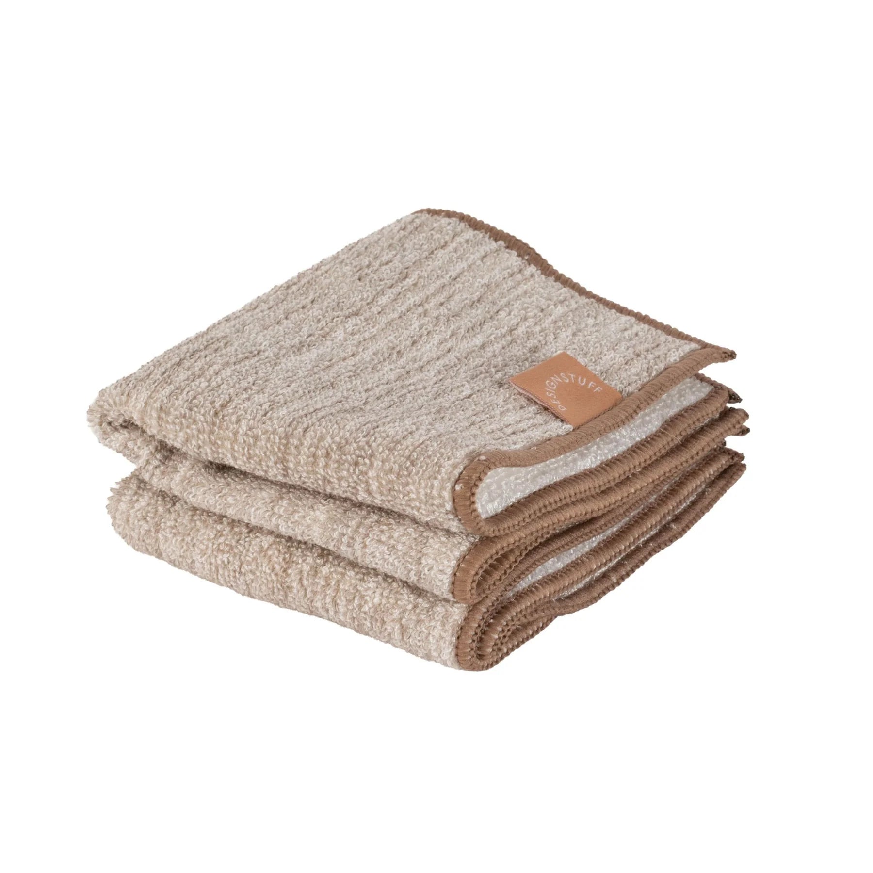 DIMM: Hemp og bambus borðtuskur · 2 stk · Camel