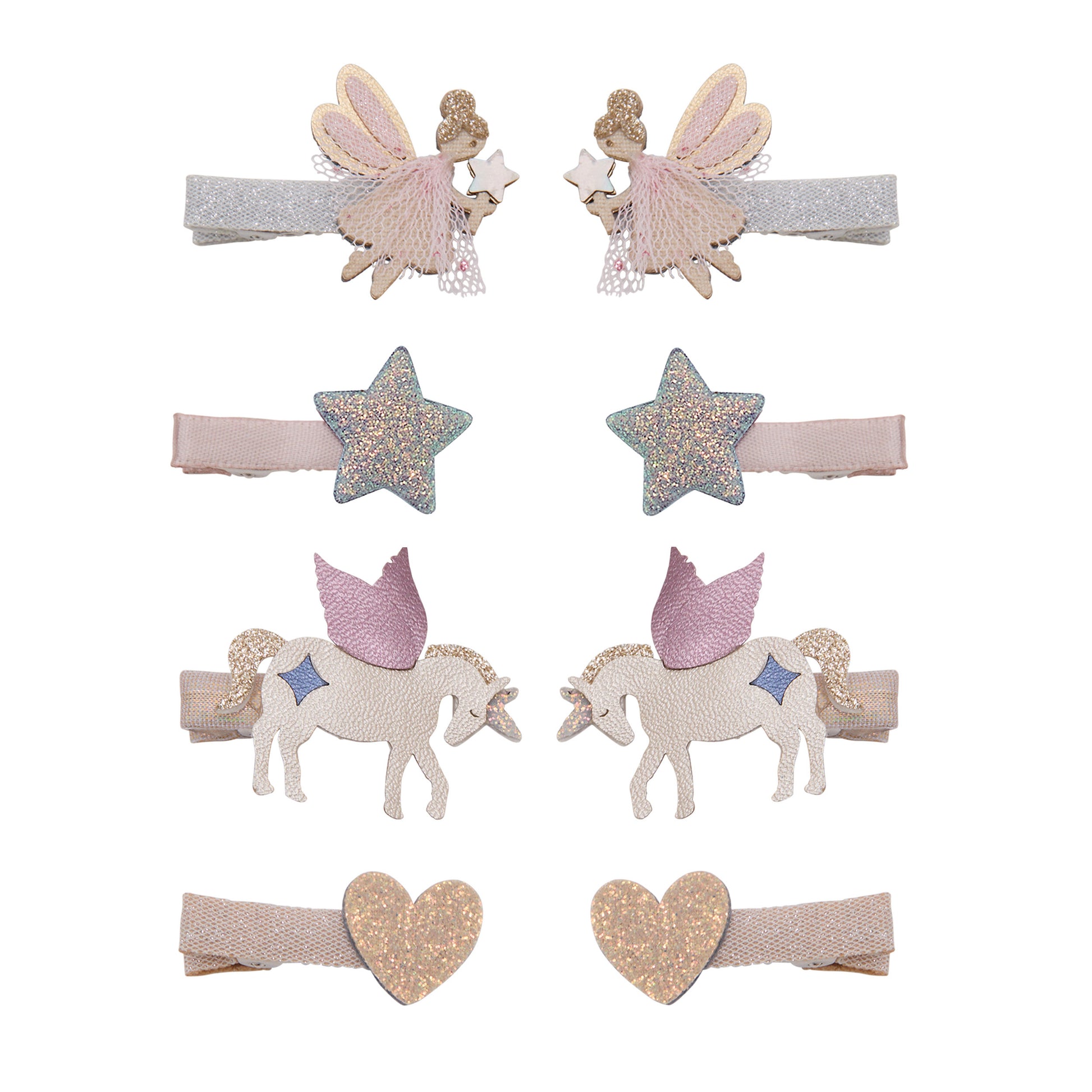 DIMM: Hárspennur mini · 8 stk · Dreamy fairy