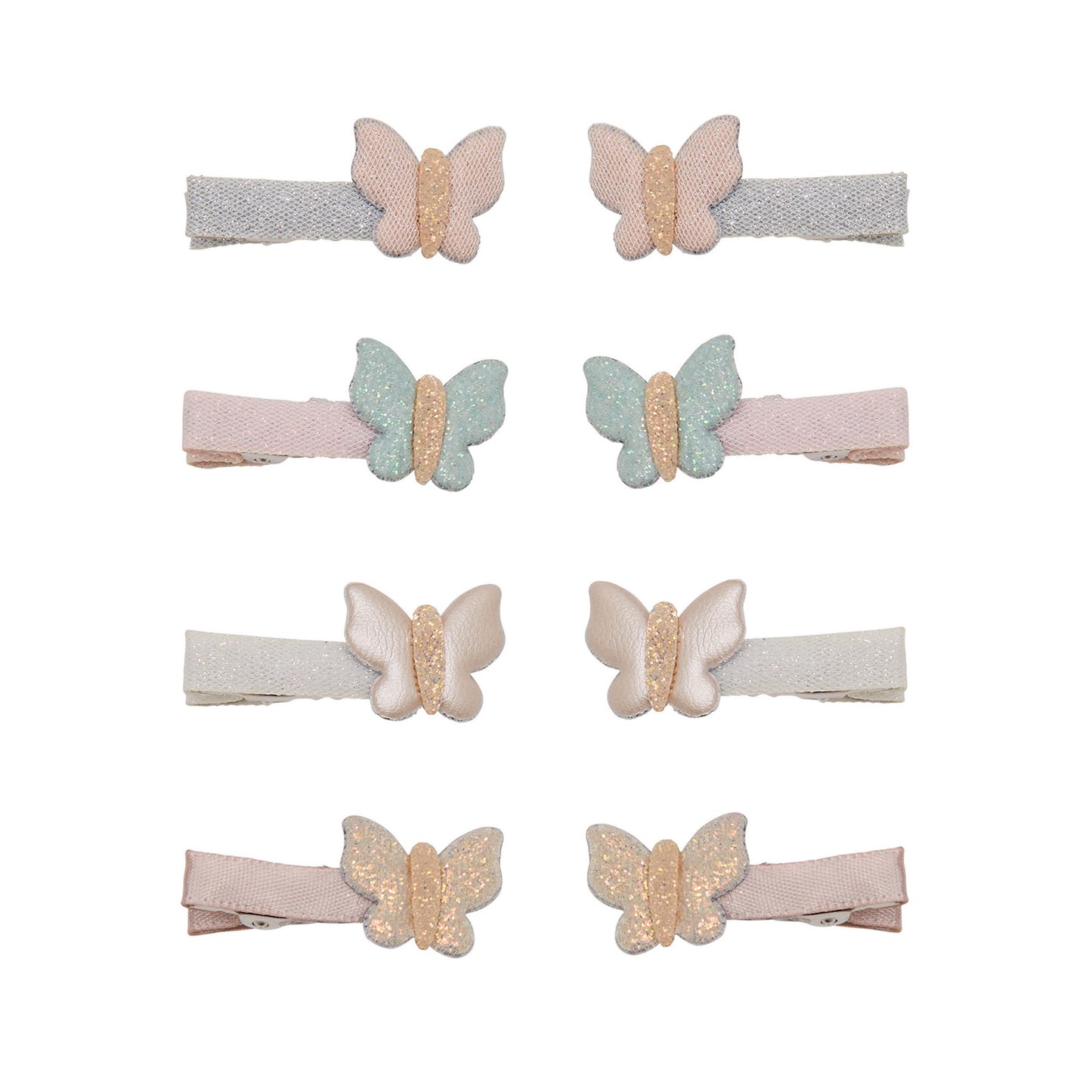 DIMM: Hárspennur mini · 8 stk · Bella butterfly