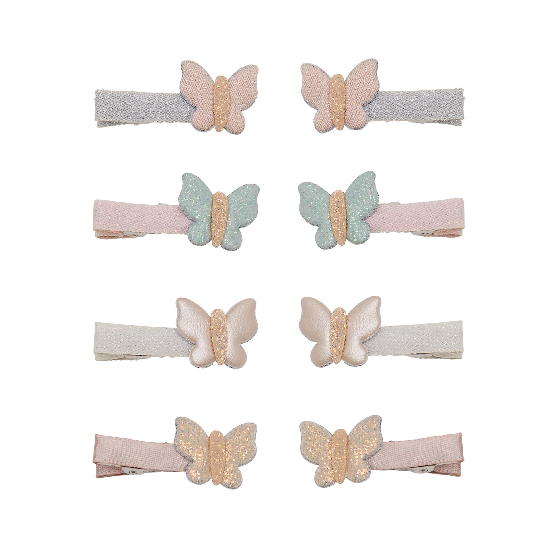 DIMM: Hárspennur mini · 8 stk · Bella butterfly