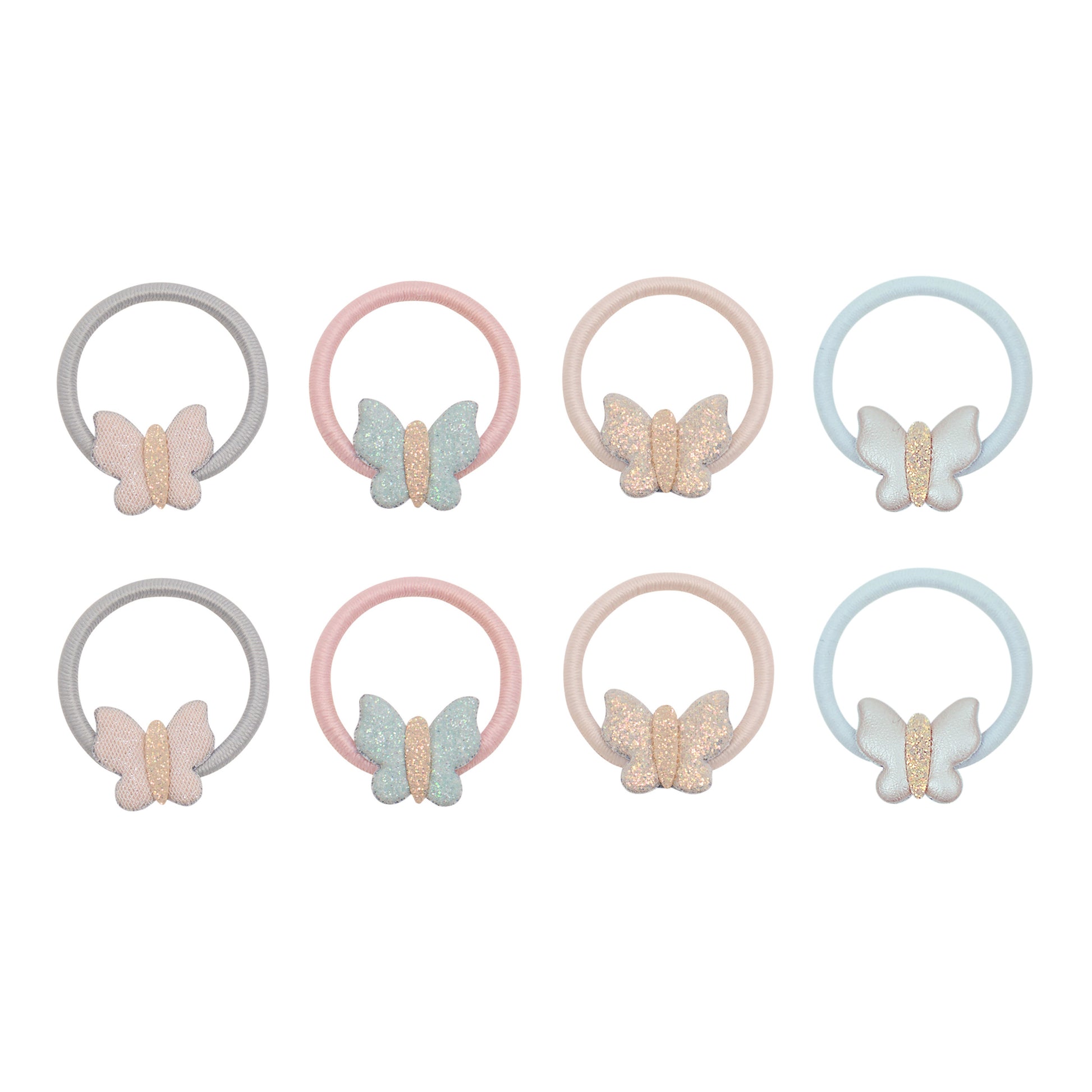 DIMM: Hárteygjur mini · 8 stk · Bella butterfly