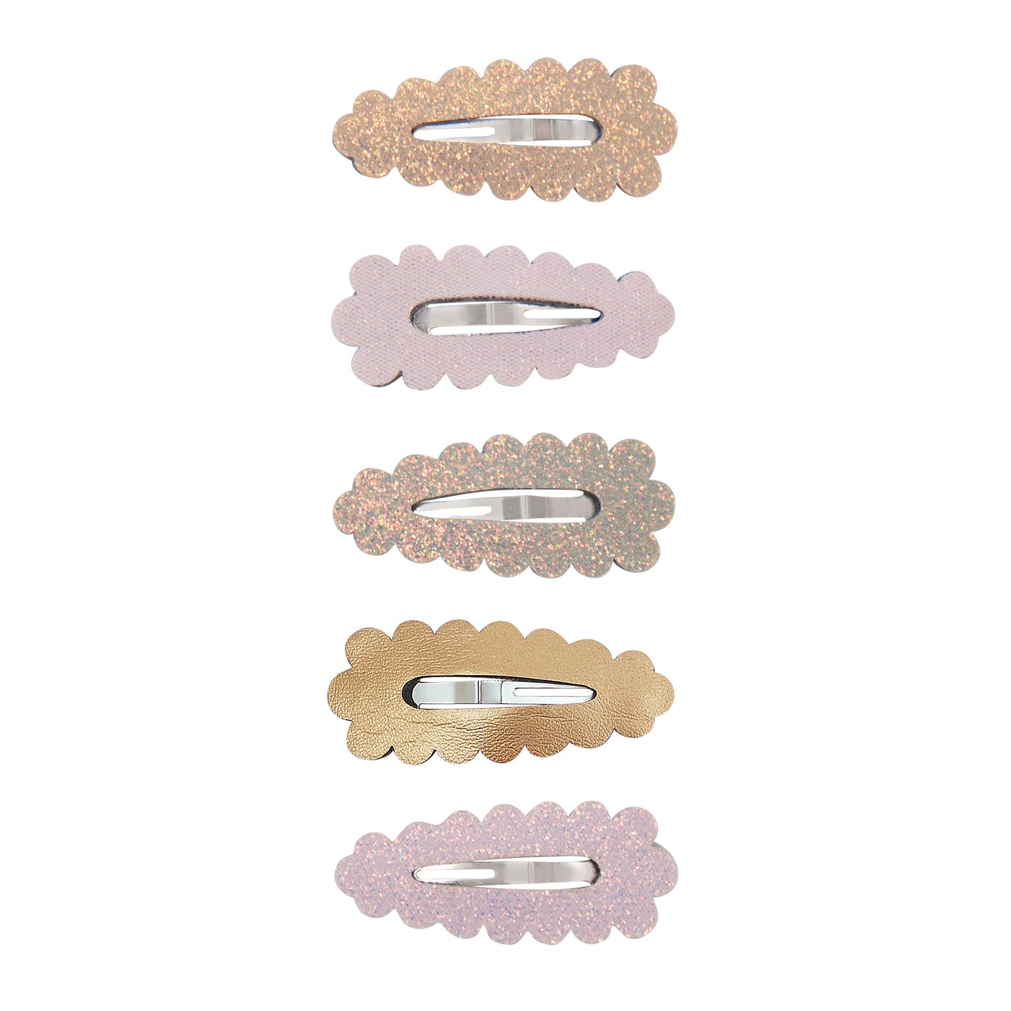 DIMM: Hárspennur mini · 5 stk · Dreamwish scalloped