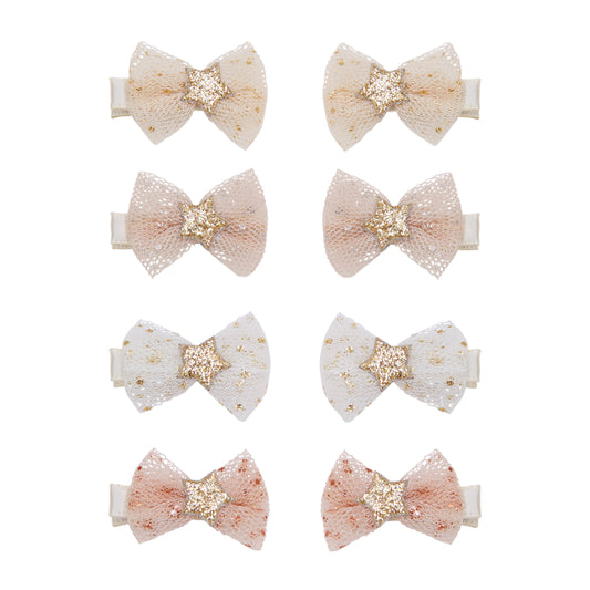 DIMM: Hárspennur mini · 8 stk · Tutu bow