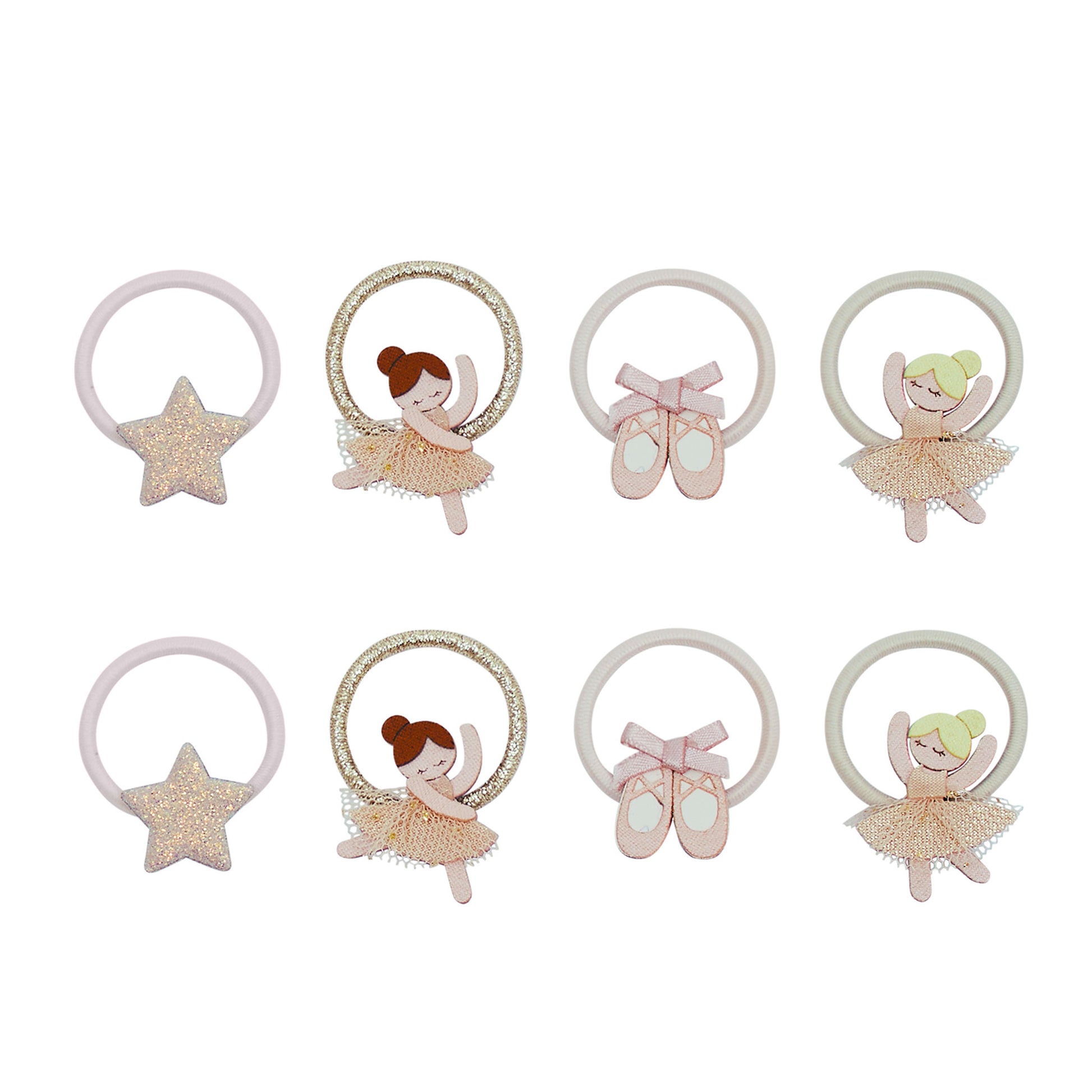 DIMM: Hárteygjur mini · 8 stk · Ballerina