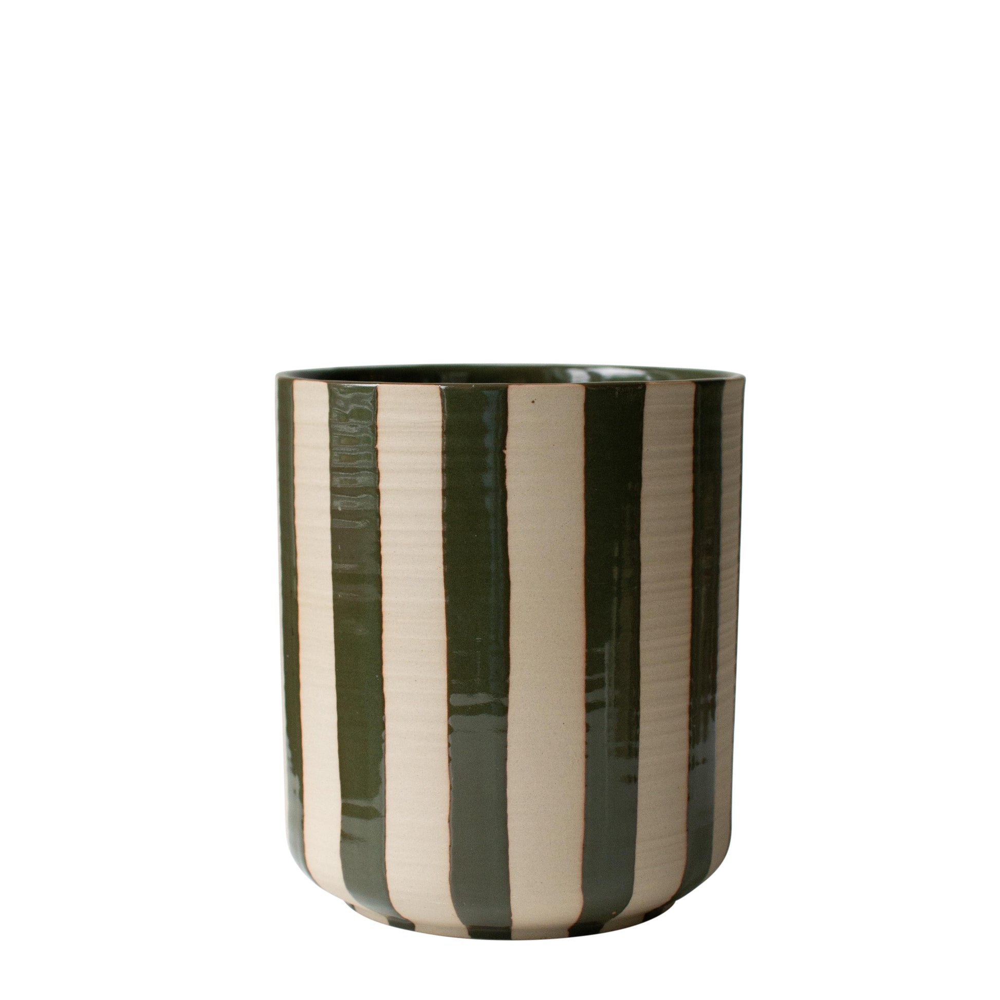 DIMM: Blómapottur Line · stripe green