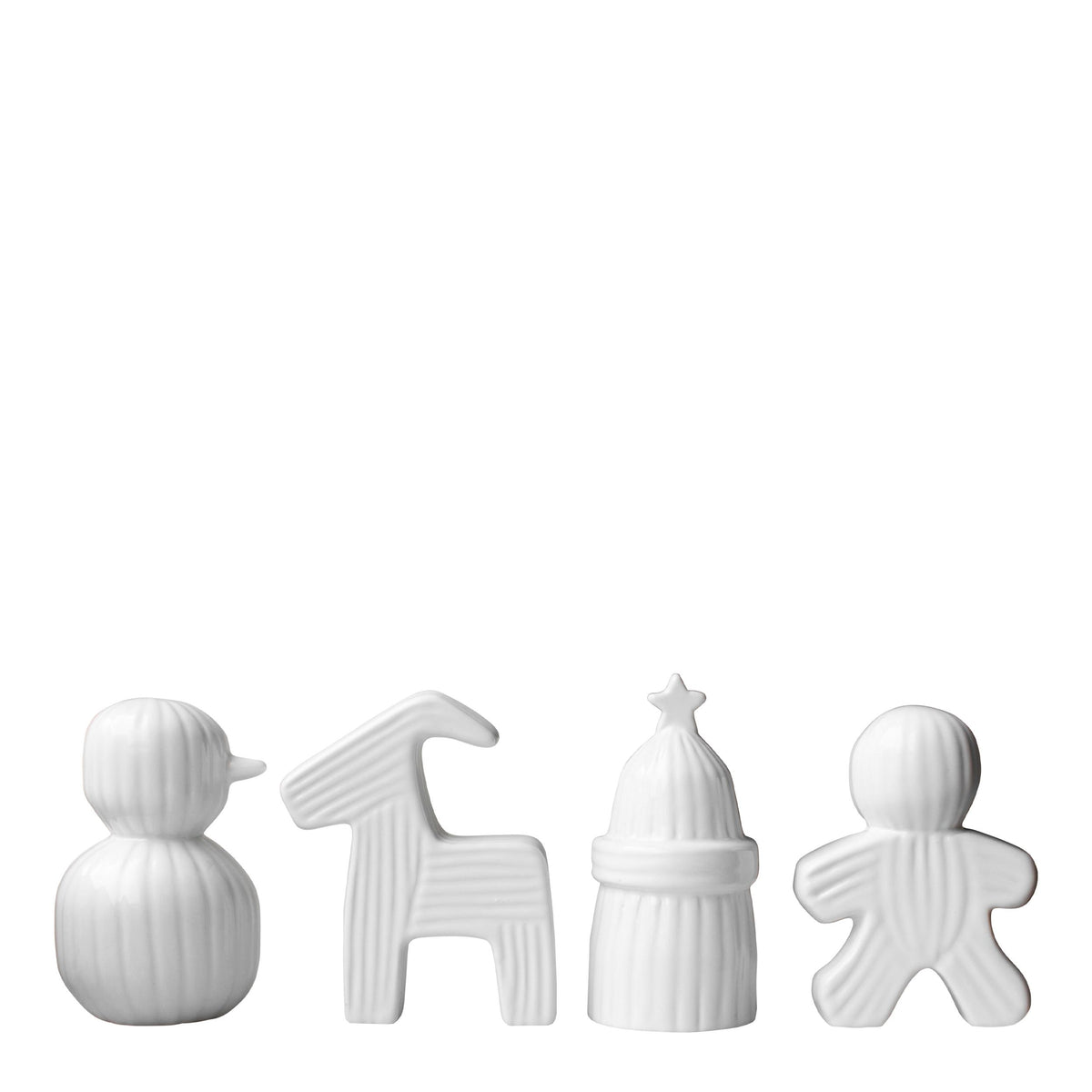 Jólalest · 4 stk · shiny white