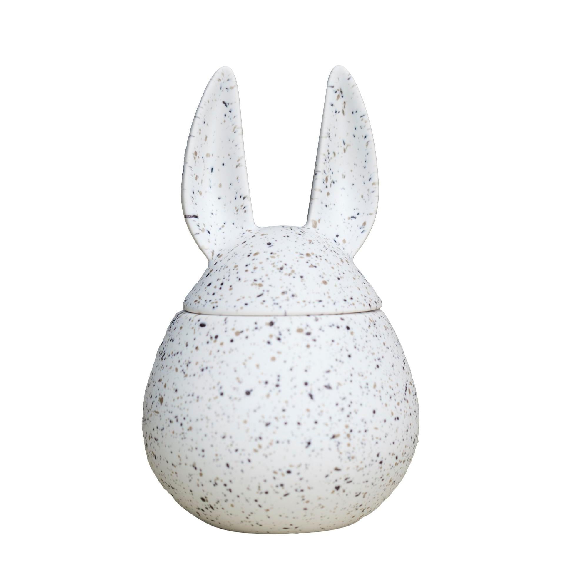 DIMM: Páskakanína / skál · Eating rabbit · white dot