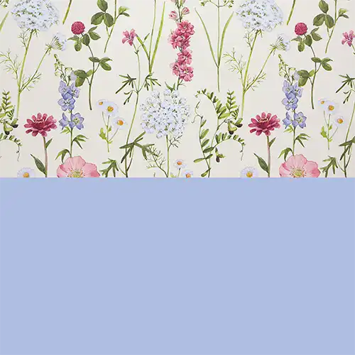 DIMM: Gjafapappír · Flower Meadow Sand · 55cm x 5m.