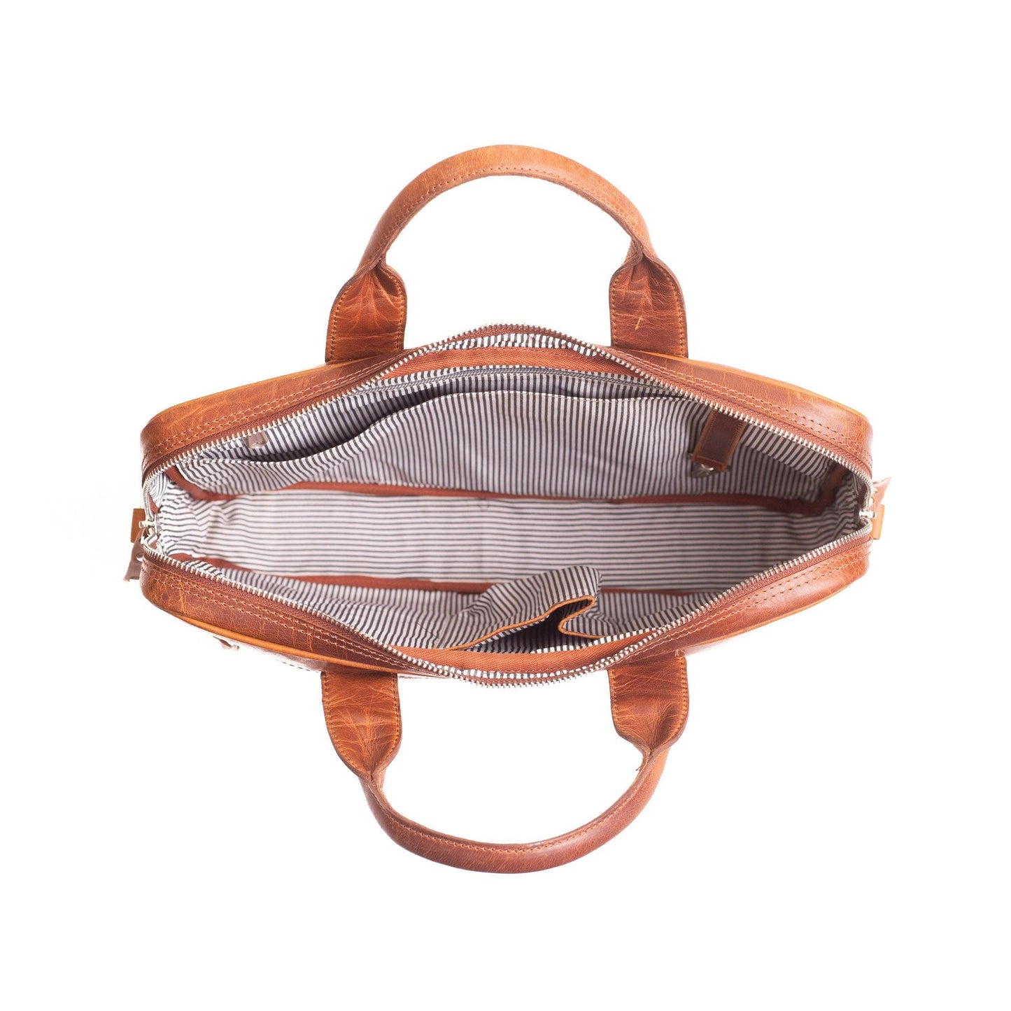 DIMM: Fartölvutaska 14" · leður · cognac