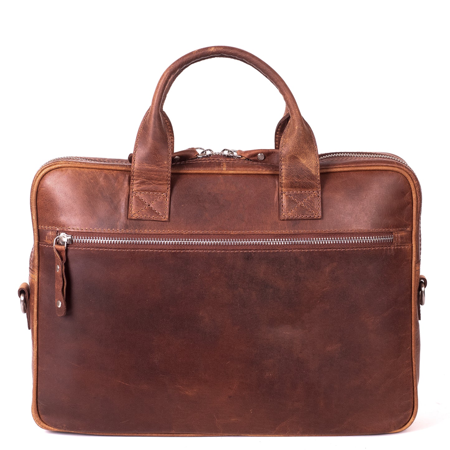 DIMM: Fartölvutaska 14" · leður · cognac