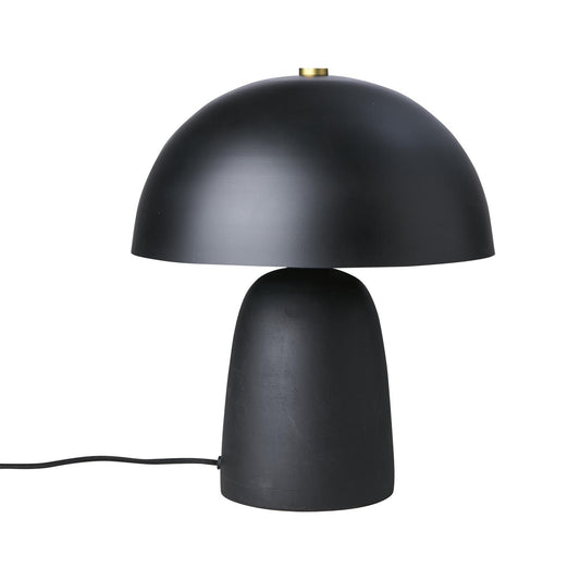 DIMM: Fungi borðlampi · Medium · Black/Wood