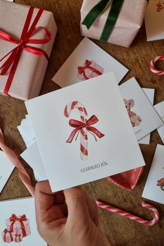 DIMM: Jólakort með umslagi · myndir · 5 stk.