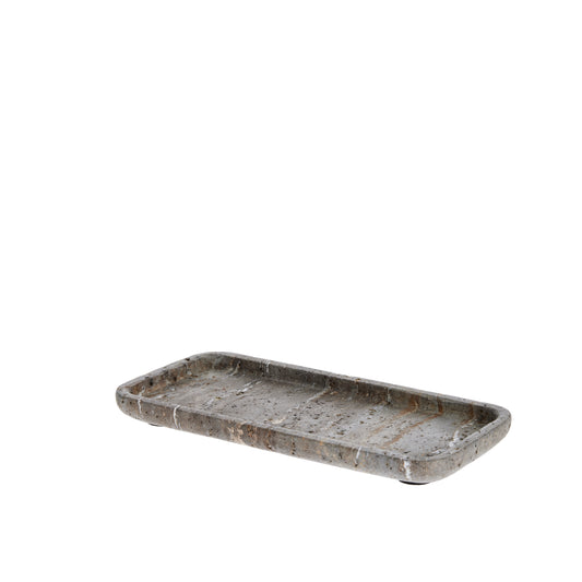 DIMM: Elina Travertine bakki ílangur · Brown · 35x15 cm