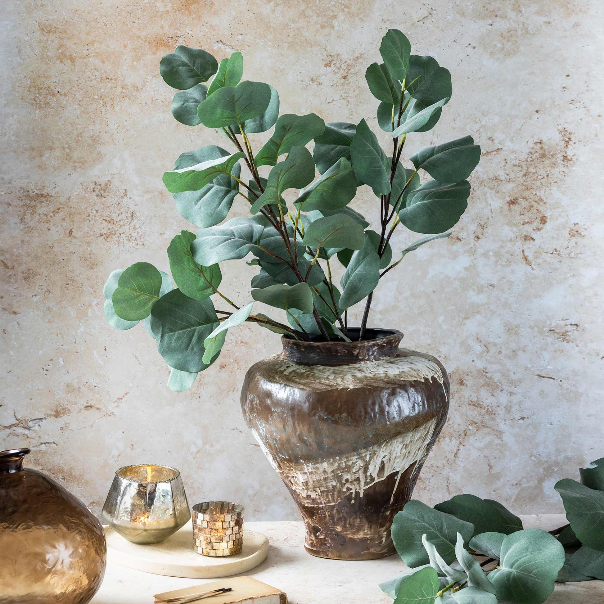 DIMM: Gerviblóm · Eucalyptus Silver Dollar