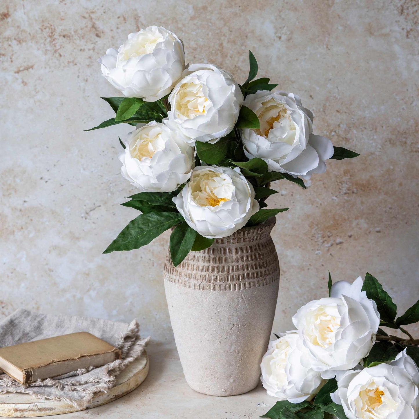 DIMM: Gerviblóm · Peony · White