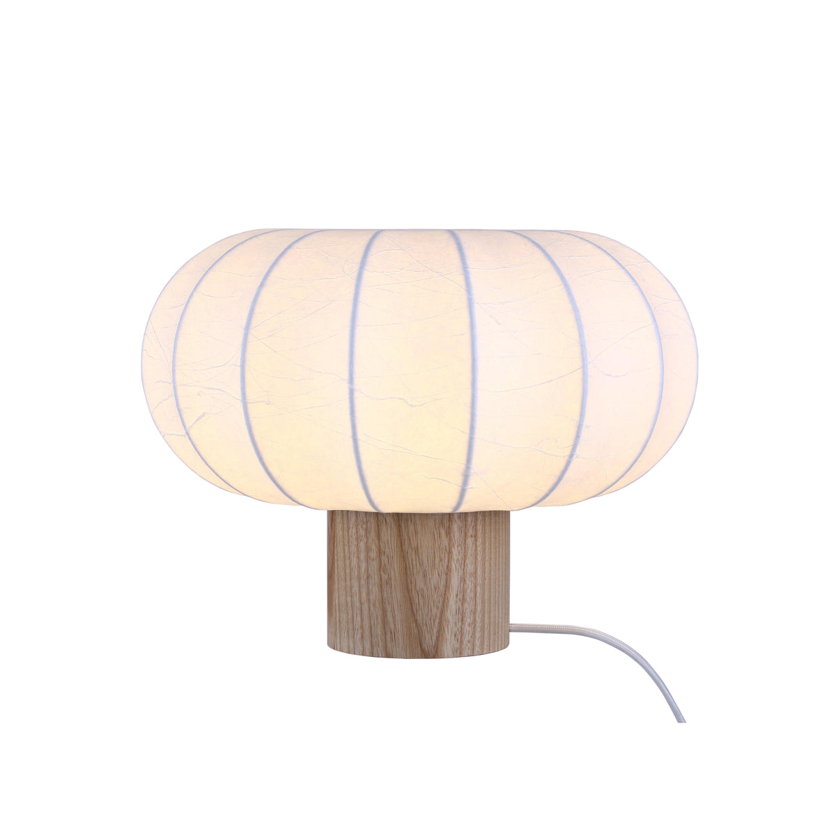 DIMM: Borðlampi Lunari Low · Natural ash