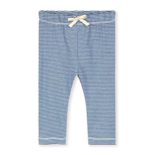 DIMM: Gray Label ungbarna leggings unisex · Blue Moon/Cream stripe