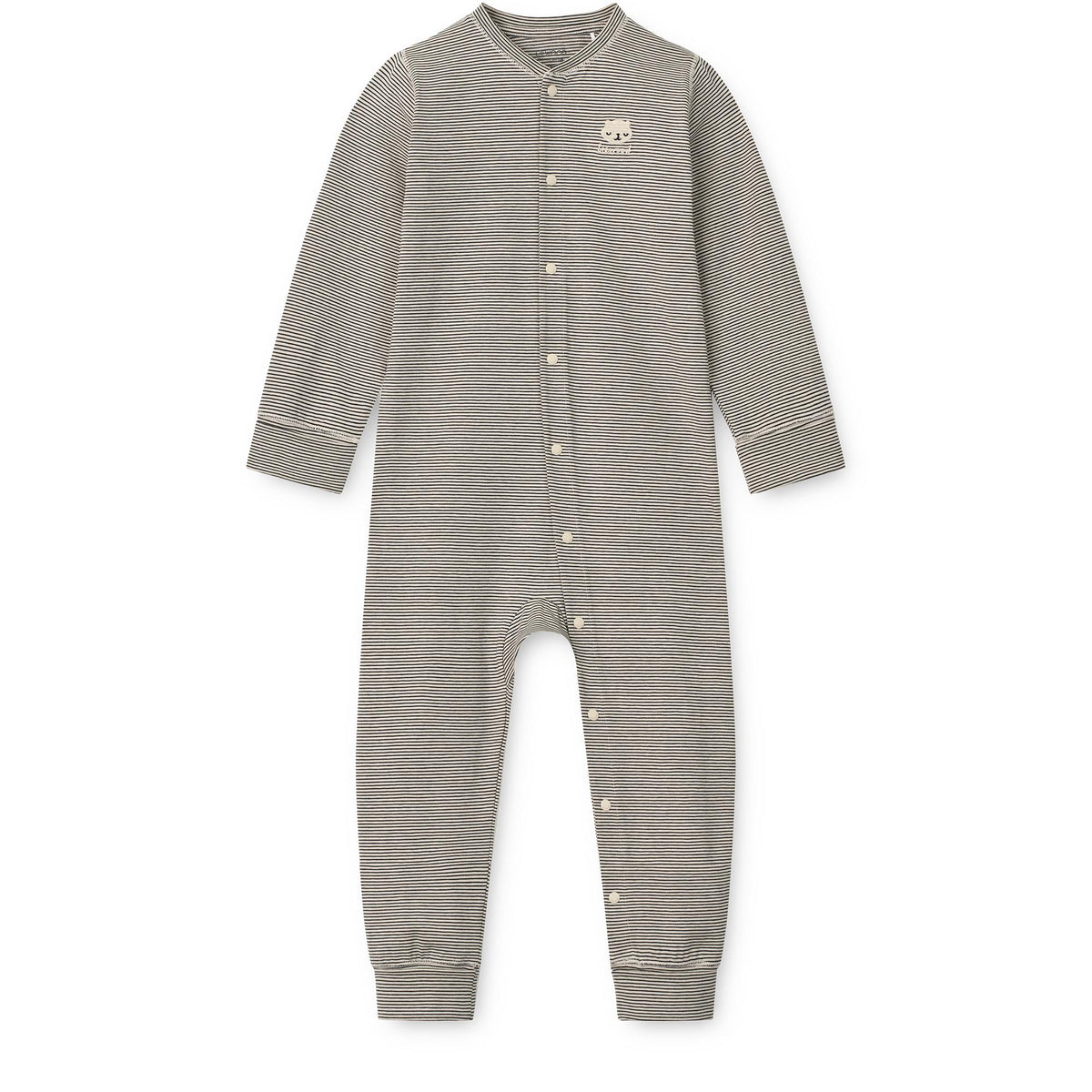 DIMM: Birk Grow náttgalli · Stripe Sandy / Classic Navy