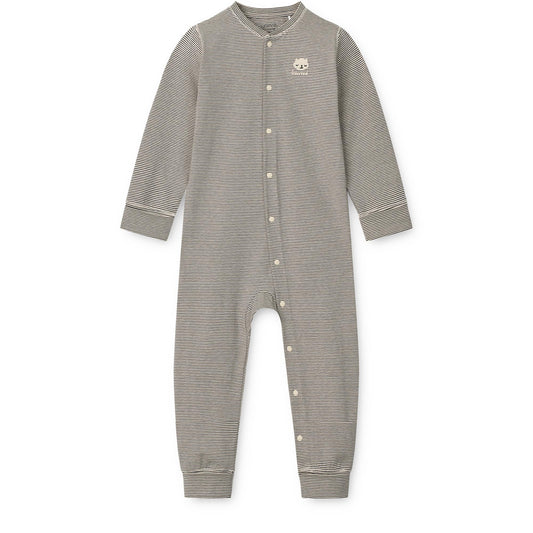 DIMM: Birk Grow náttgalli · Stripe Sandy / Classic Navy