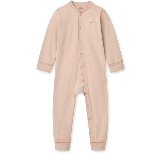 DIMM: Birk Grow náttgalli · Stripe Sandy / Pale Tuscany