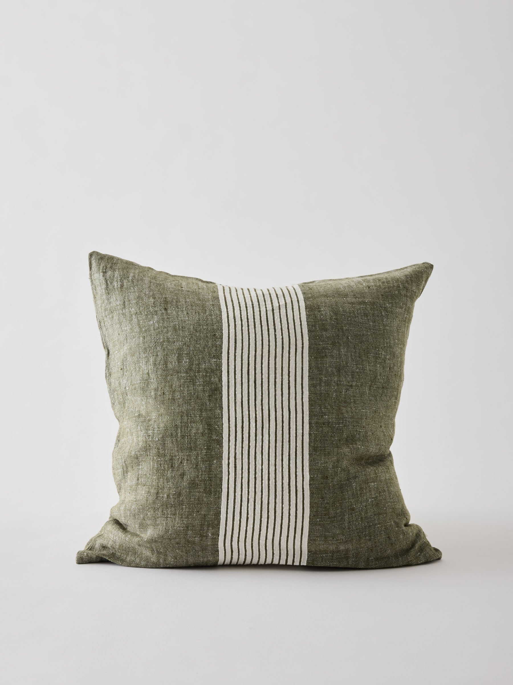 DIMM: Colette púðaver · green stripe · 50x50 cm