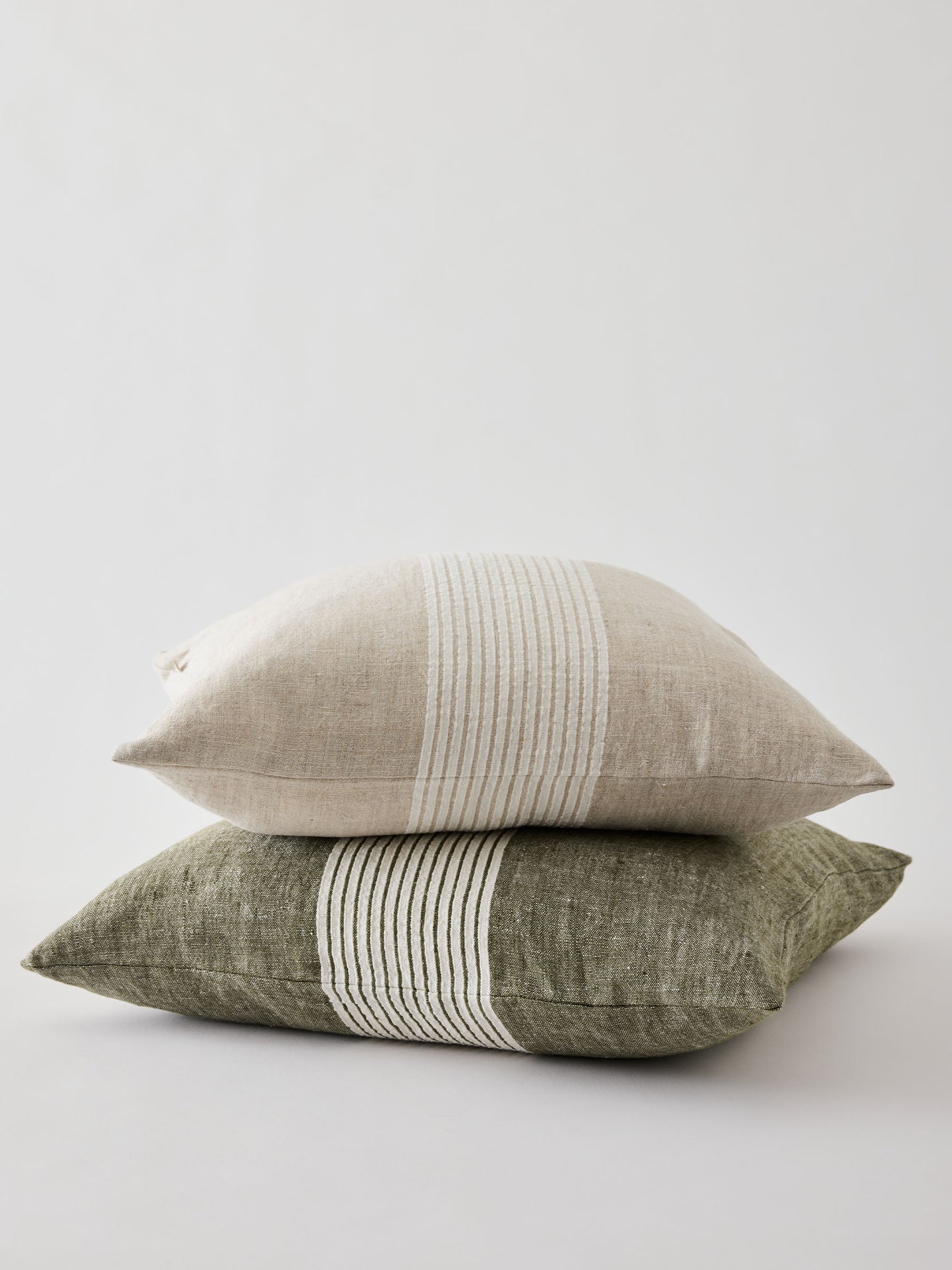 DIMM: Colette púðaver · green stripe · 50x50 cm