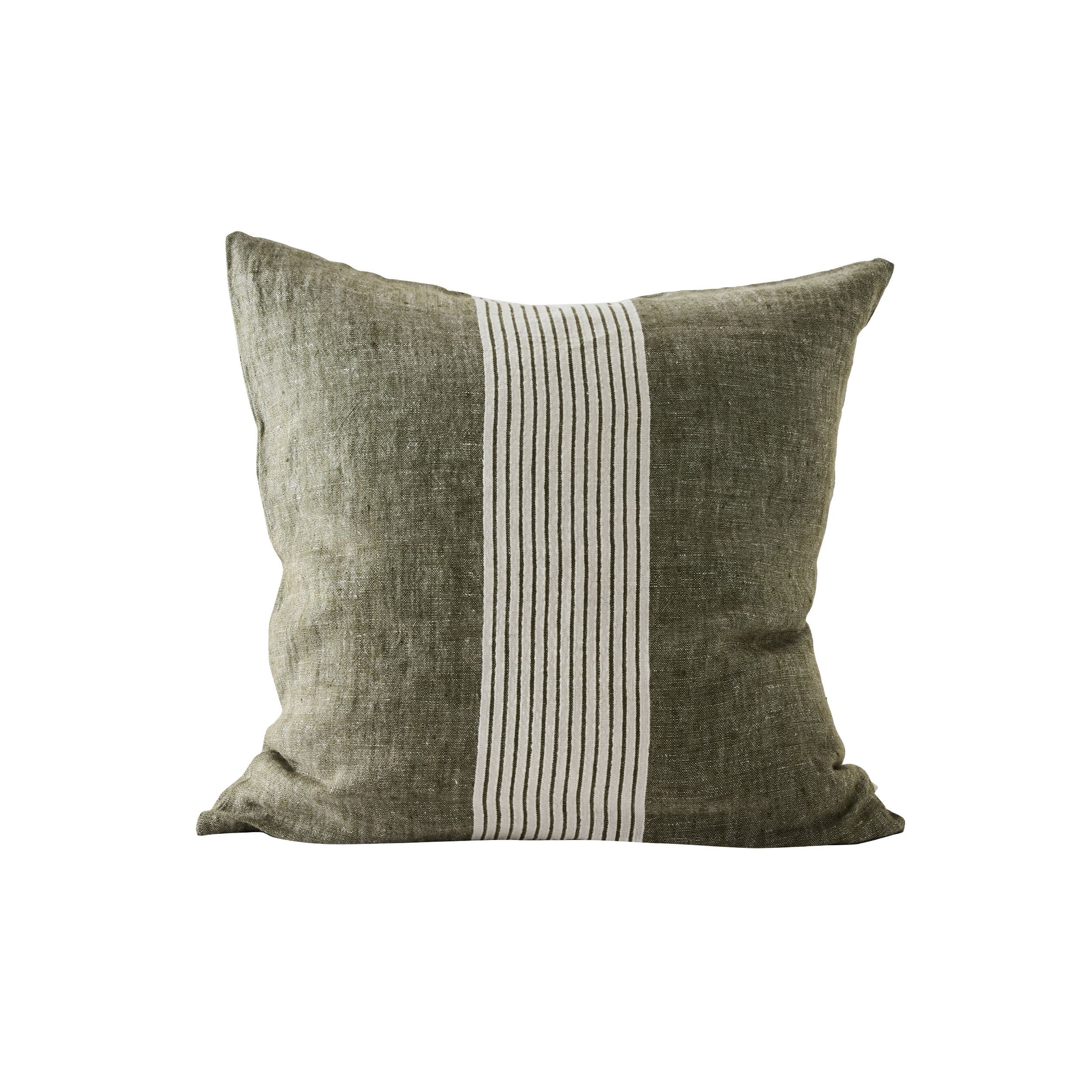 DIMM: Colette púðaver · green stripe · 50x50 cm