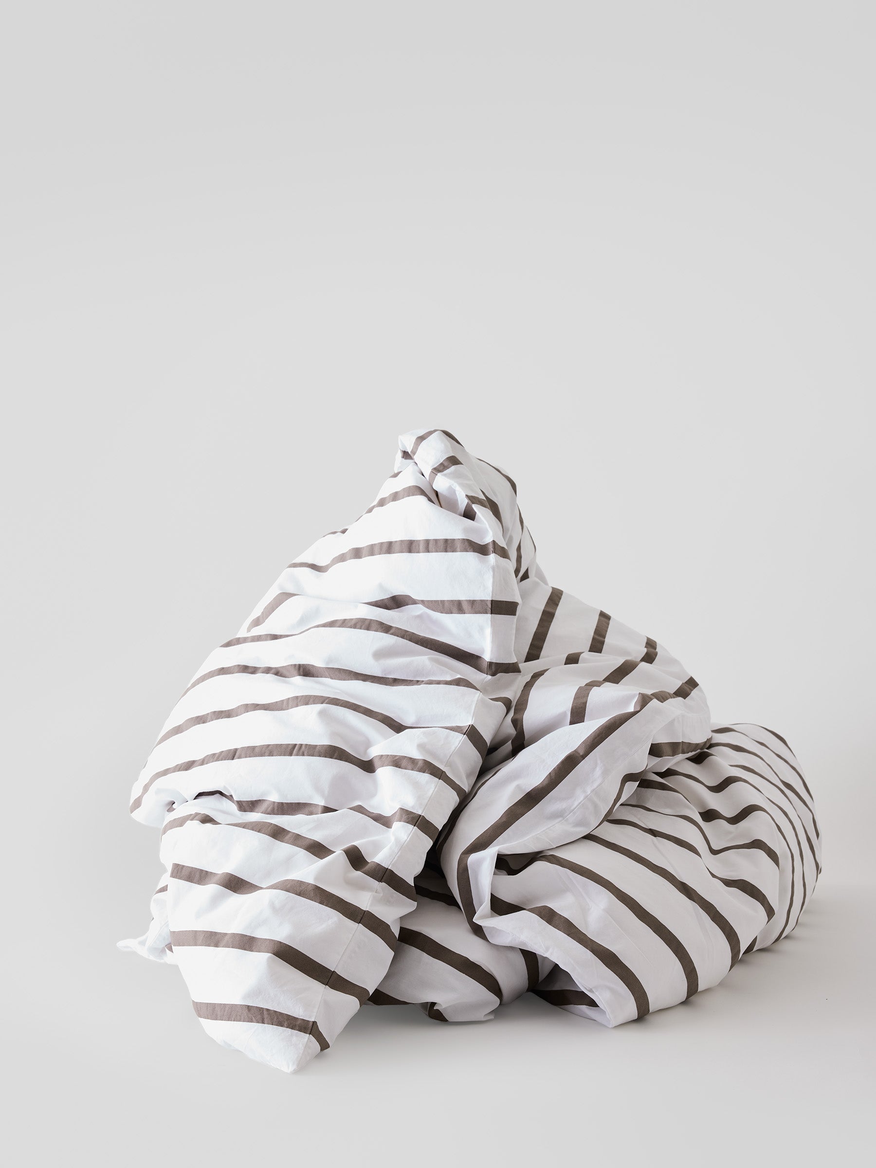 DIMM: Sængurver tvöfalt · taupe stripe · 240x220 cm