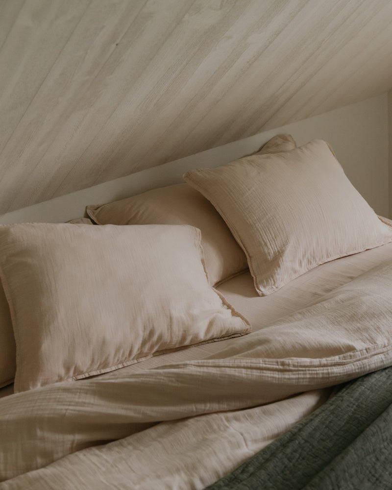 DIMM: Teygjulak muslin · Sand · 3 stærðir