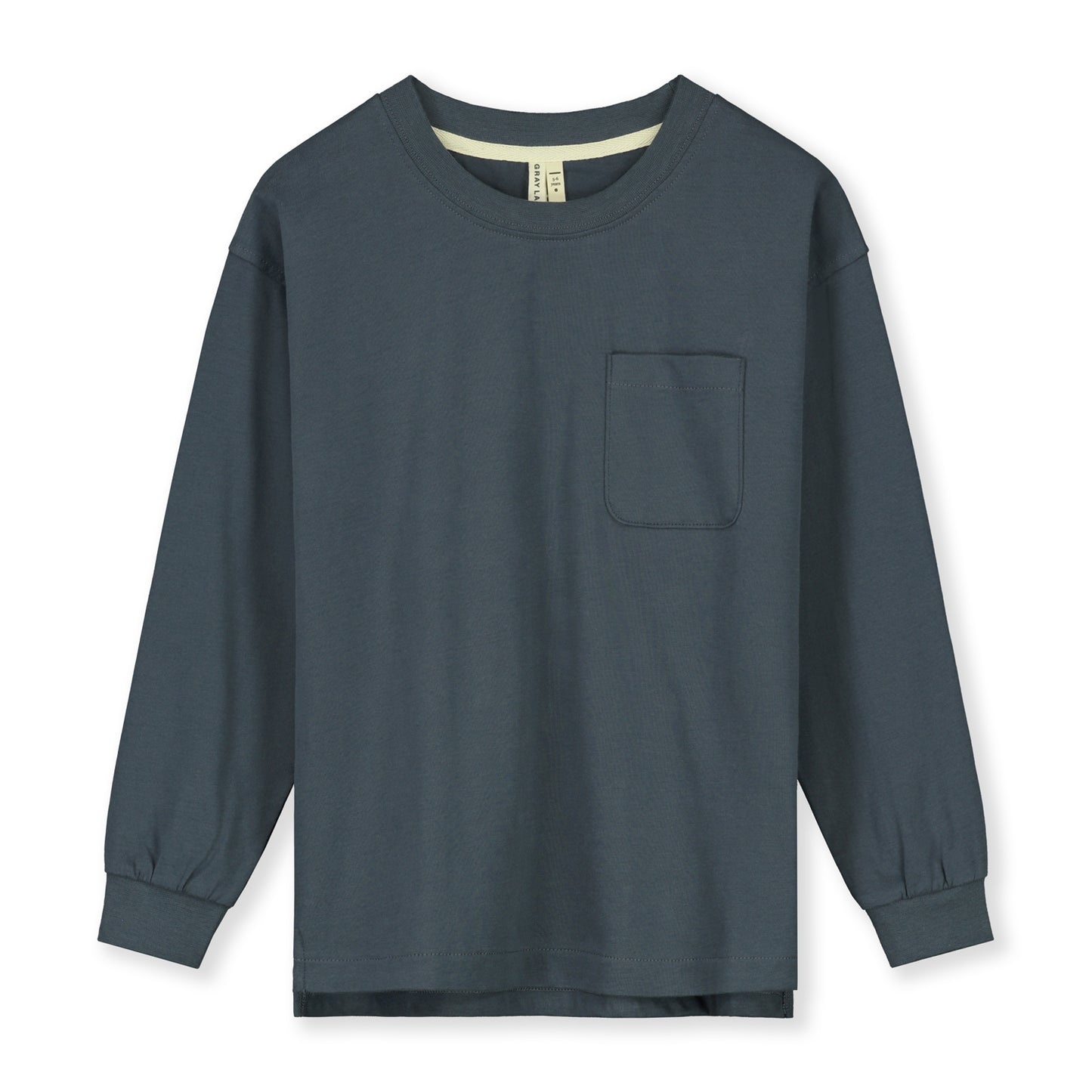 DIMM: Gray Label oversized langerma bolur unisex · Blue Grey