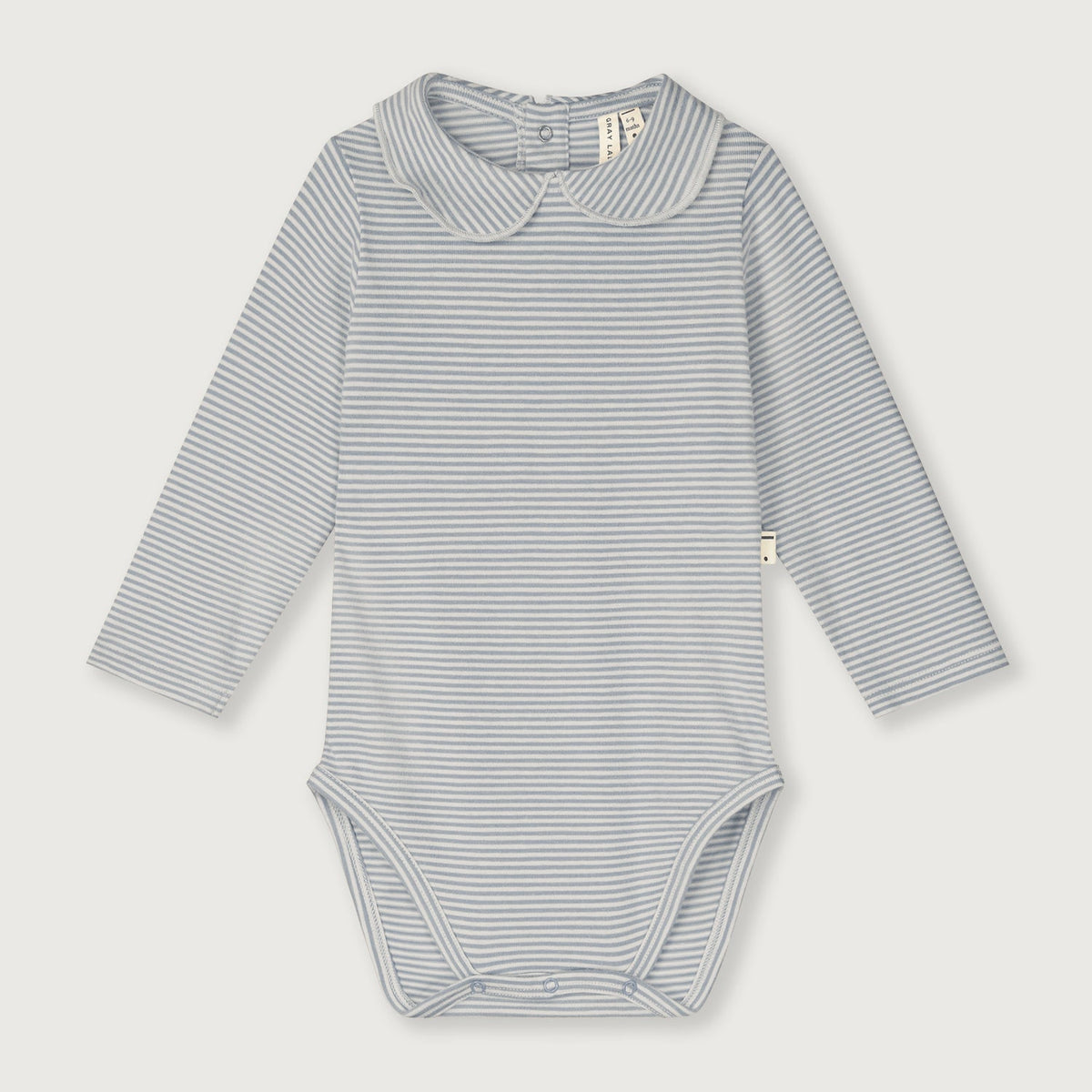 Samfella með kraga · Stone Gray/Cream