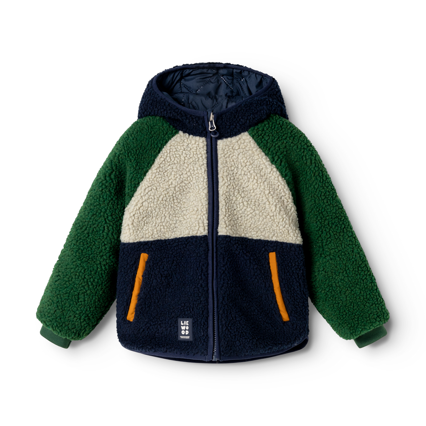 Liewood Jackson reversible jakki · Garden green multi mix