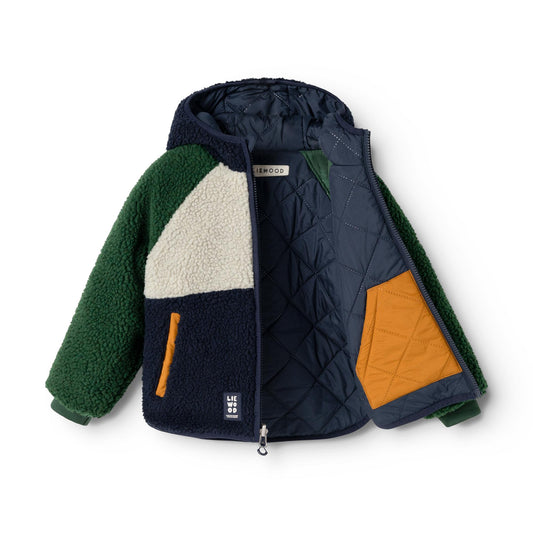 DIMM: Liewood Jackson reversible jakki · Garden green multi mix