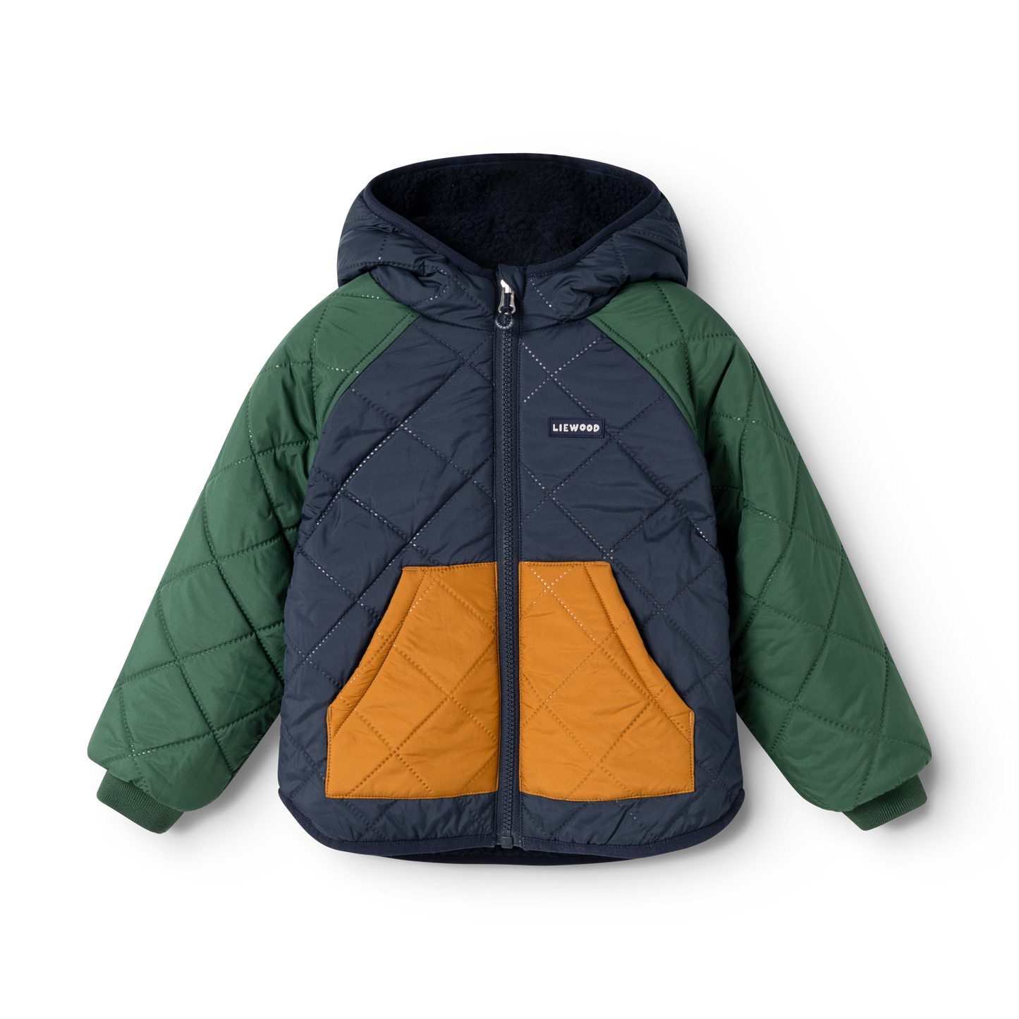 Liewood Jackson reversible jakki · Garden green multi mix