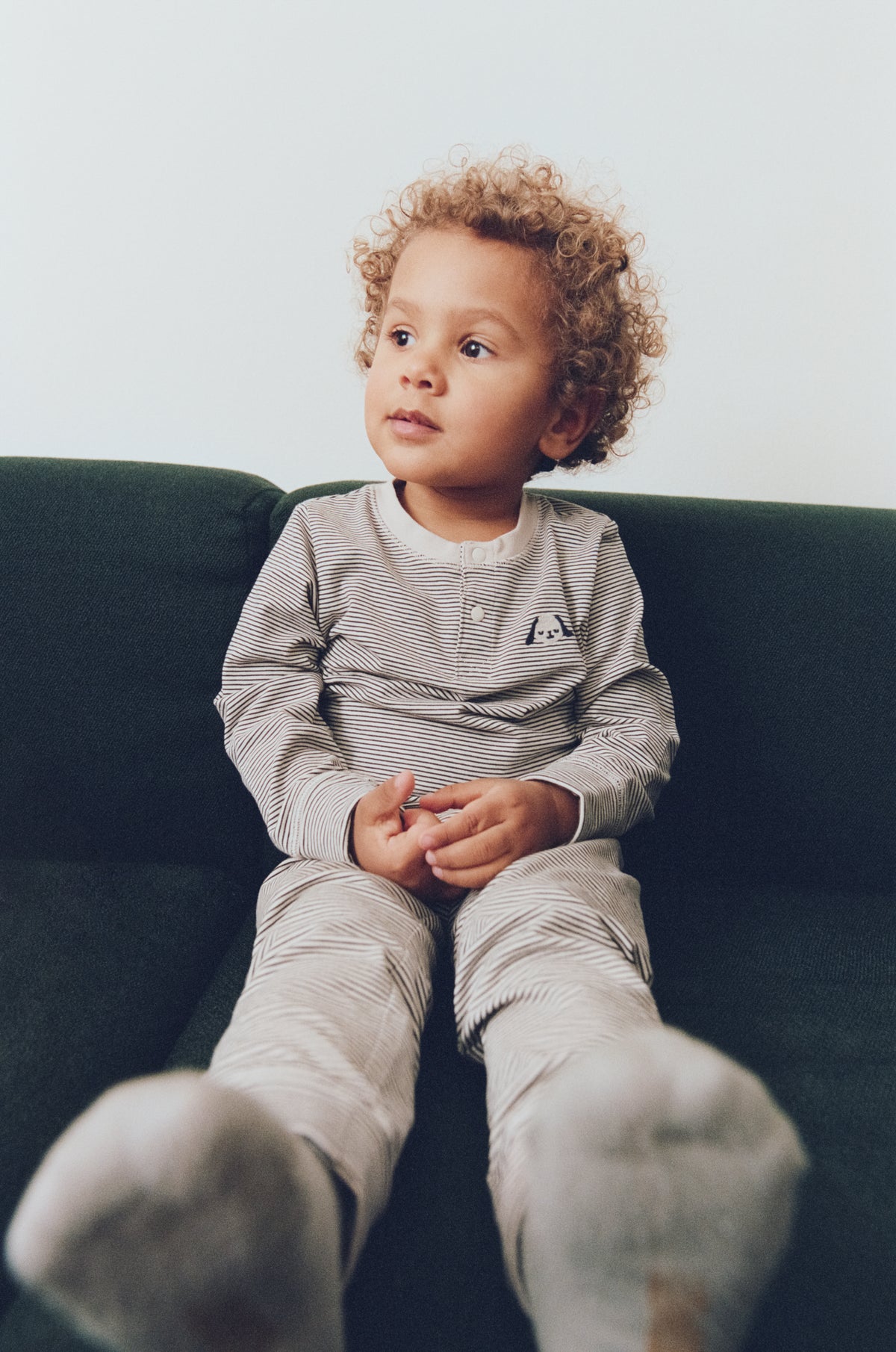 Wilhelm Grow sett · Stripe Sandy / Classic navy