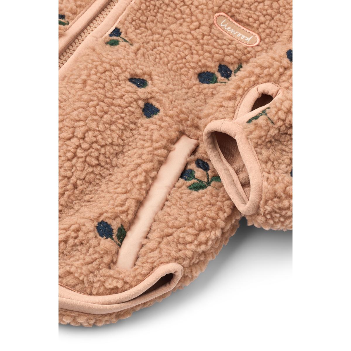 DIMM: Liewood Mara jakki · Berry / Pale tuscany / Embroidery