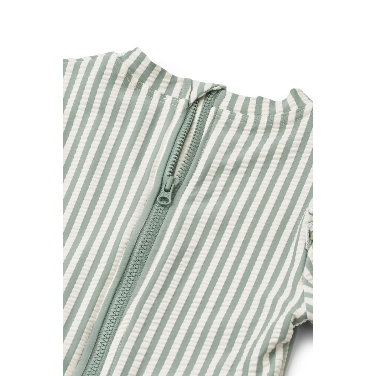 DIMM: Liewood Sille langerma sundbolur · Seersucker Stripe Peppermint / Creme de la creme