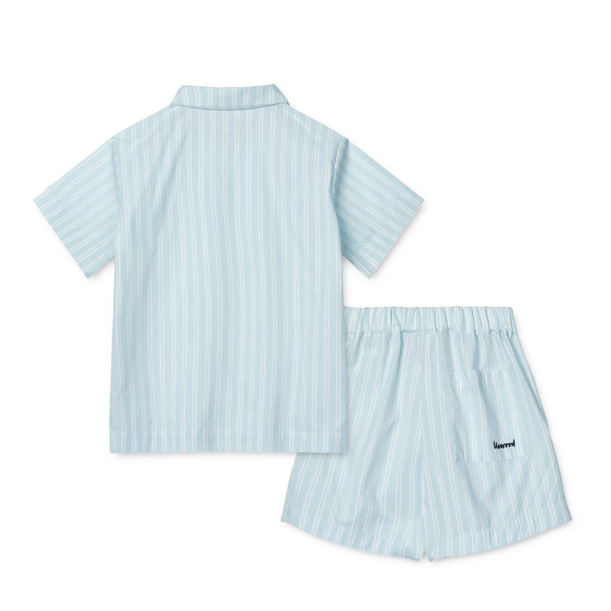 DIMM: Liewood Leona Stripe sett · Stripe Pure sky / Creme de la creme