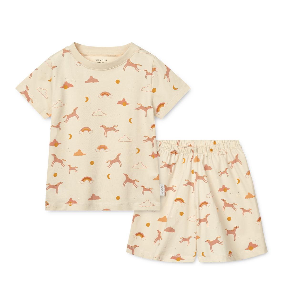 DIMM: Liewood Ilford stuttbuxna sett · Dream / Ecru