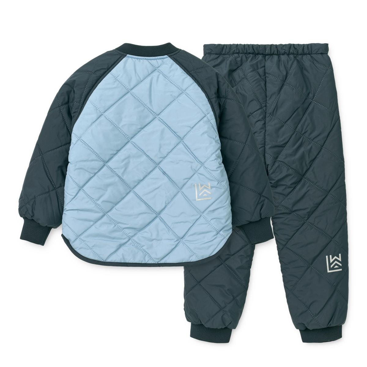 DIMM: Liewood Zella Thermo sett · Beach blue / Classic navy mix