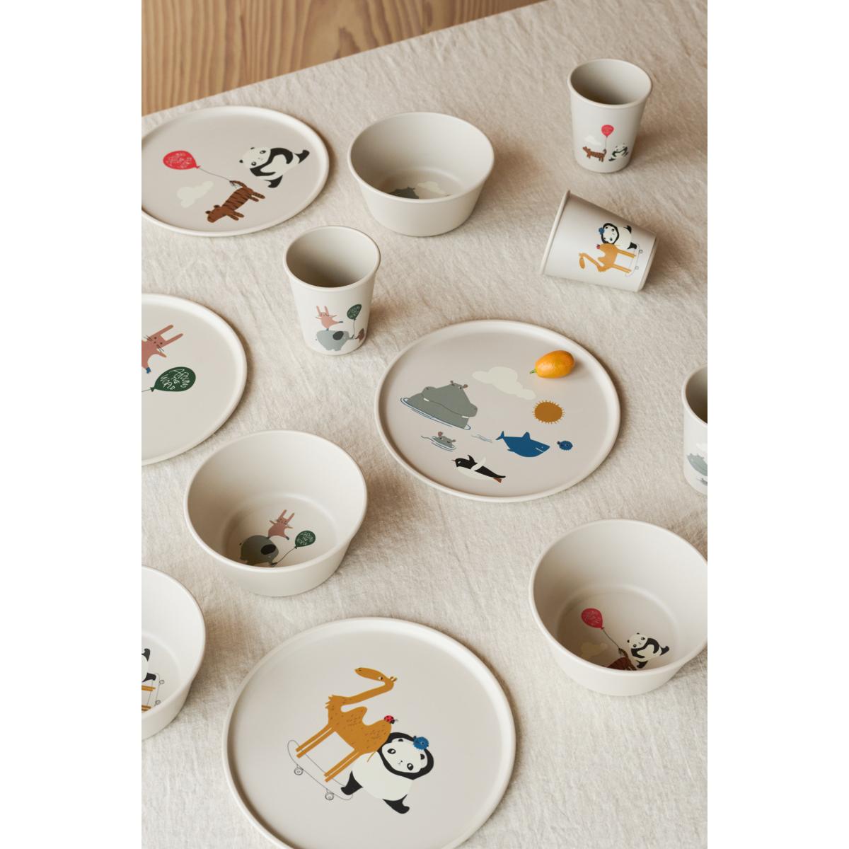 DIMM: Liewood Lana glös · 4 stk · Around the world / Sandy