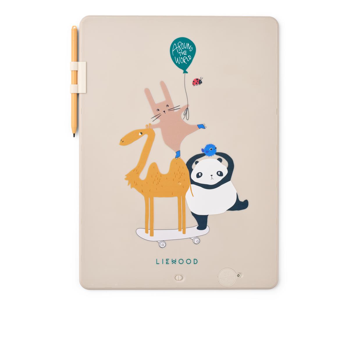 DIMM: Liewood Zora teiknibretti · 13,5" · Around the world / Sandy